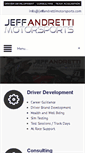 Mobile Screenshot of jeffandrettimotorsports.com